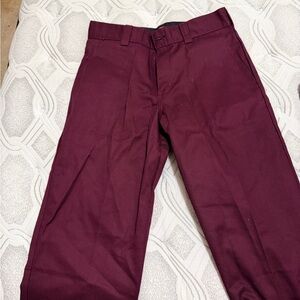 Dickies Men's Deep Red Chinos